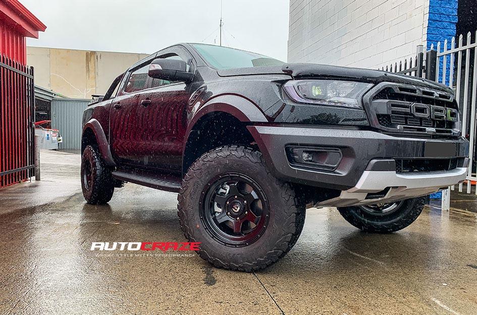 FORD RANGER RAPTOR SHOK MATTE BLACK